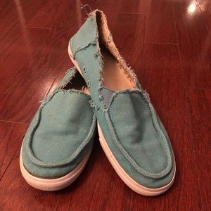 Blue Sanuk Shoes